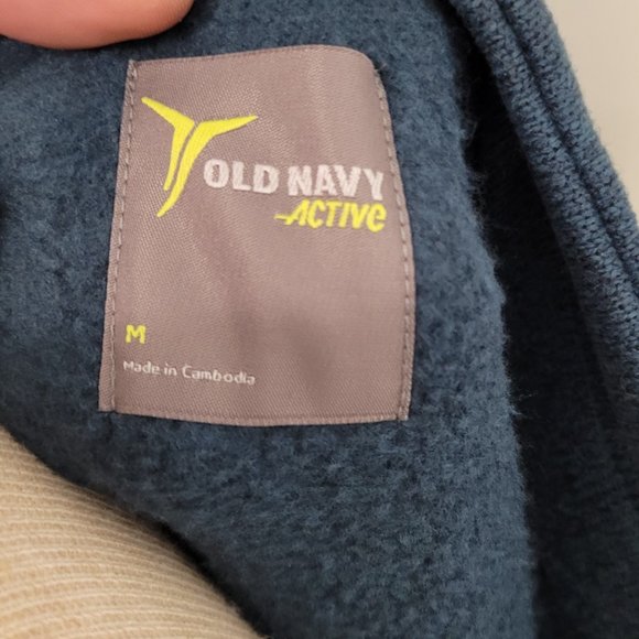 OLD NAVY ACTIVE GREEN SLEEVLESS WORKOUT ZIP UP SWEATER VEST-NWOT - Picture 9 of 9